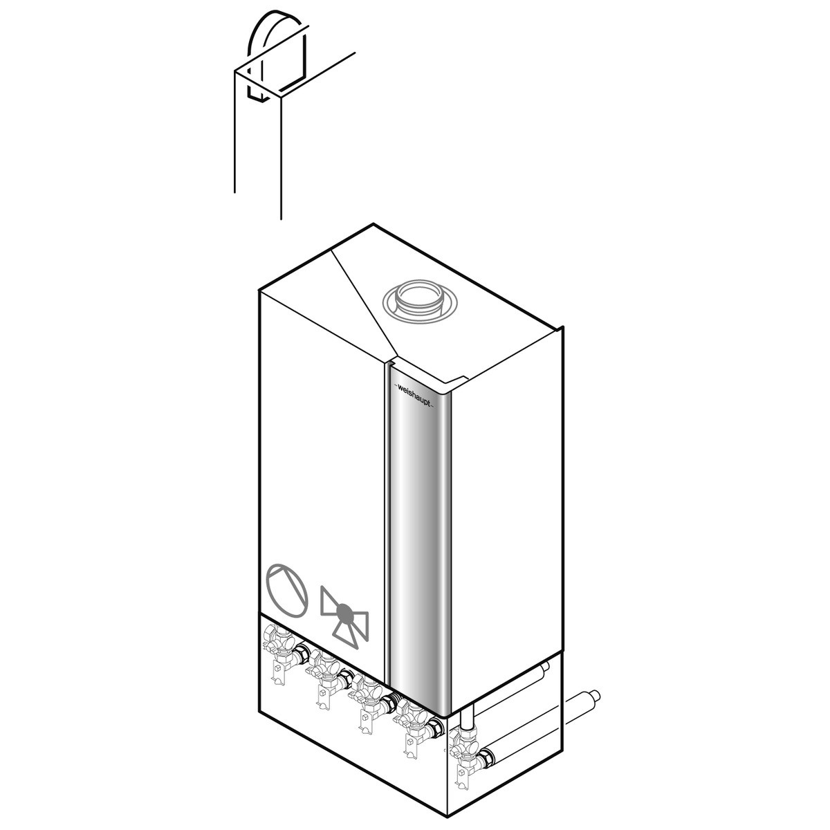 Bild von Paket WTC-GB 25-B S20-W Gas-Brennwertgerät